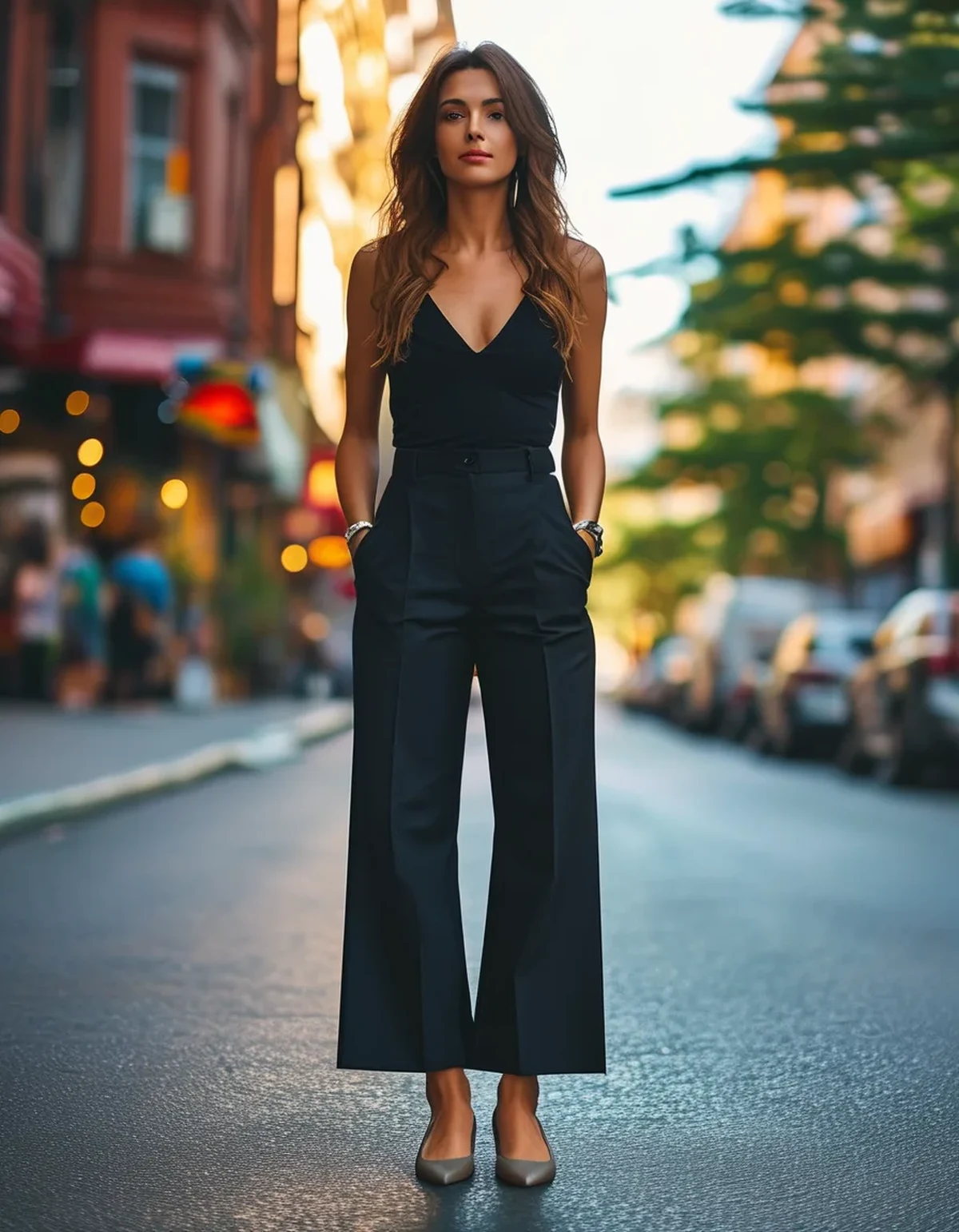 Why a Cropped Hem Can Lengthen Your Legs When Full Length Does Not